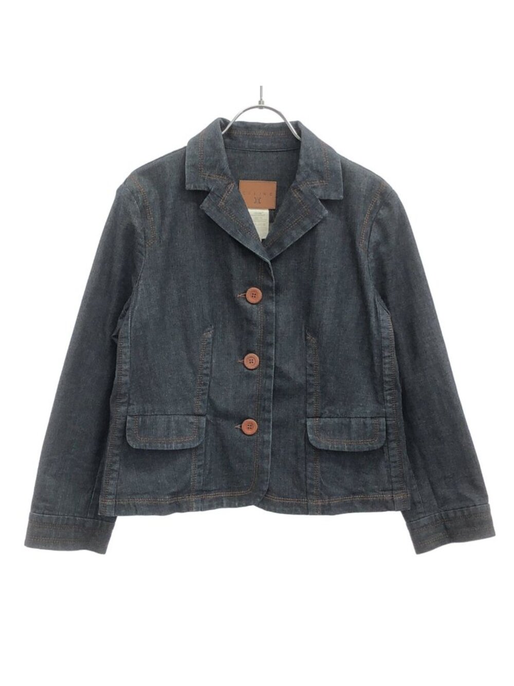 Celine by Michael Kors Vintage Denim Jacket 2 5606/1362 Indigo Blue 40